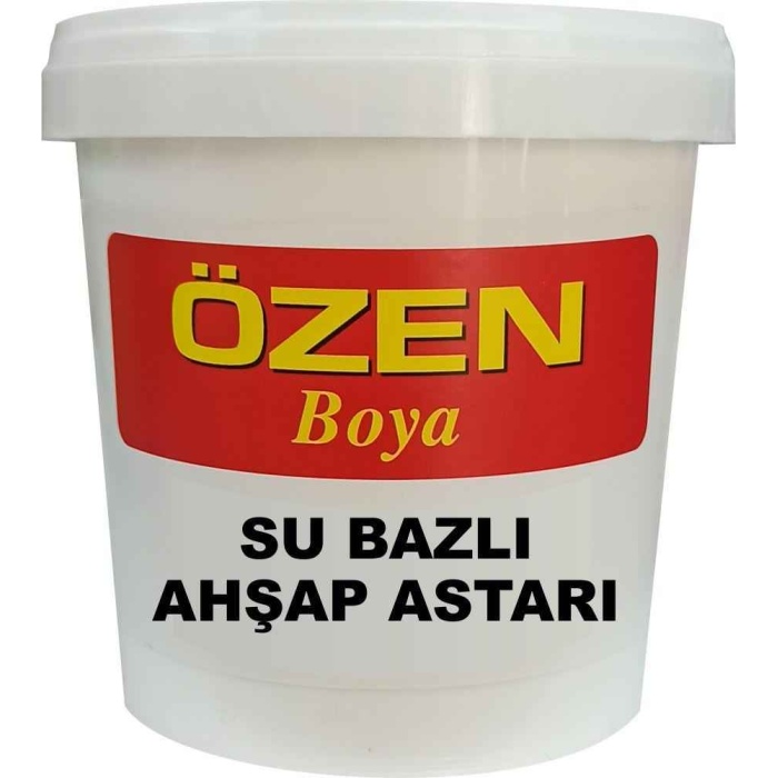 SU BAZLI AHŞAP BOYAMA ASTARI 5 KG-Boya Sarfiyatını Azaltır-Kokusuz-Yüzeyi Düzeltir-Solvent İçermez