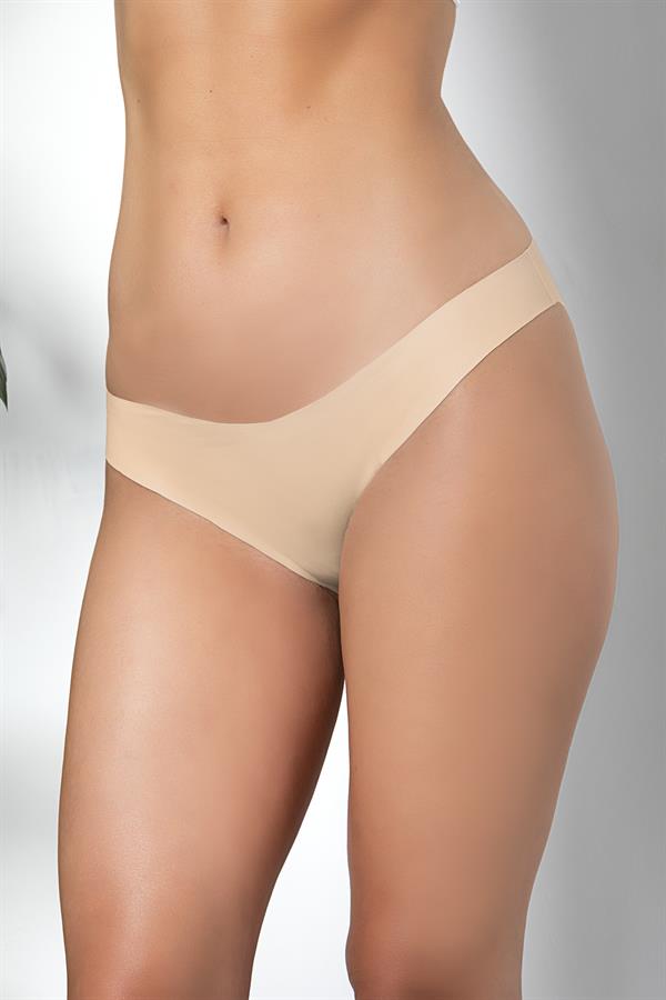 3'Lü Dikişsiz, İz Yapmaz, Lazer Kesim, Slip Külot Cappucino (Brf21261)
