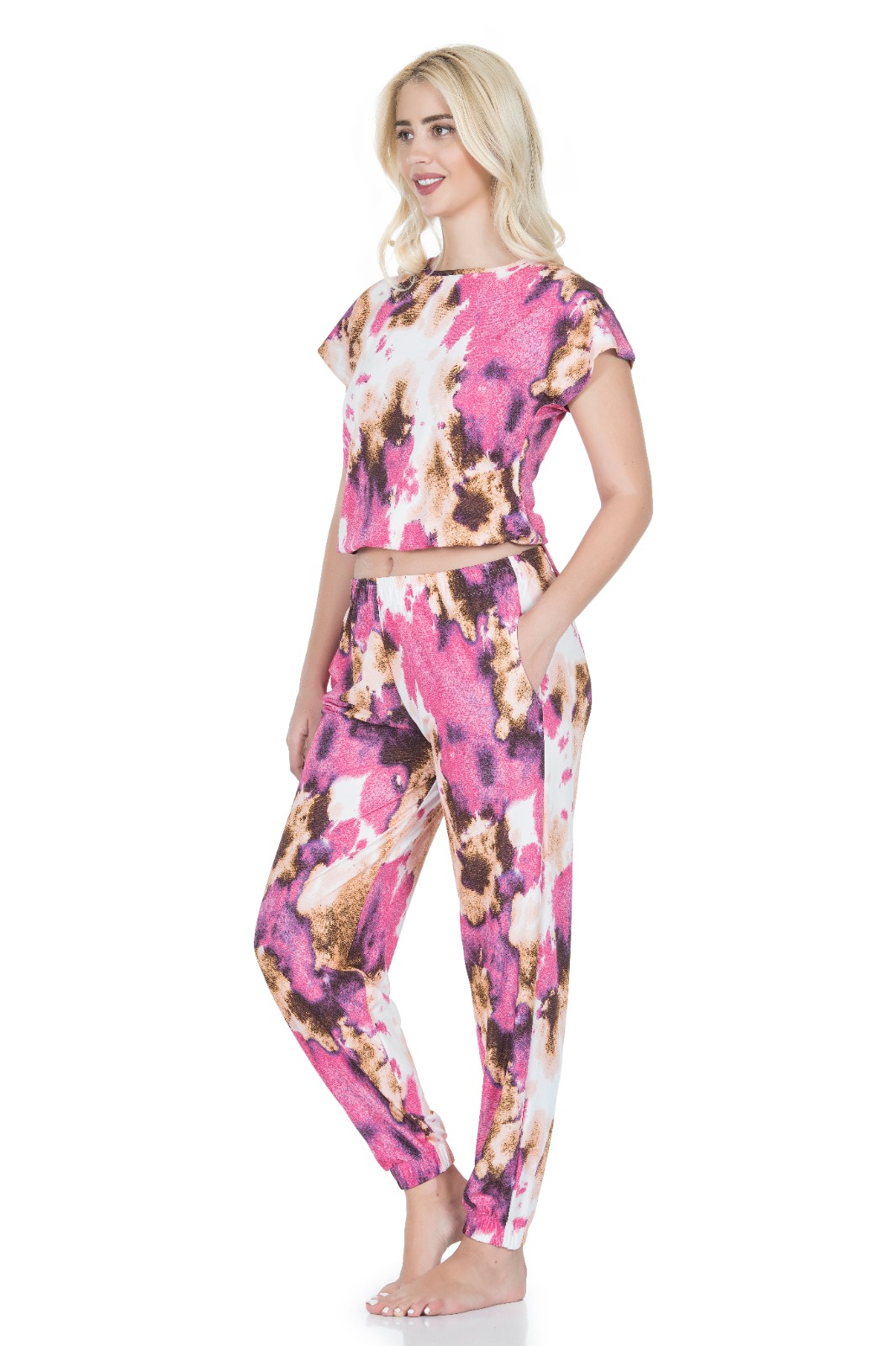 Desenli Tayt Takım 1510 görsel 1