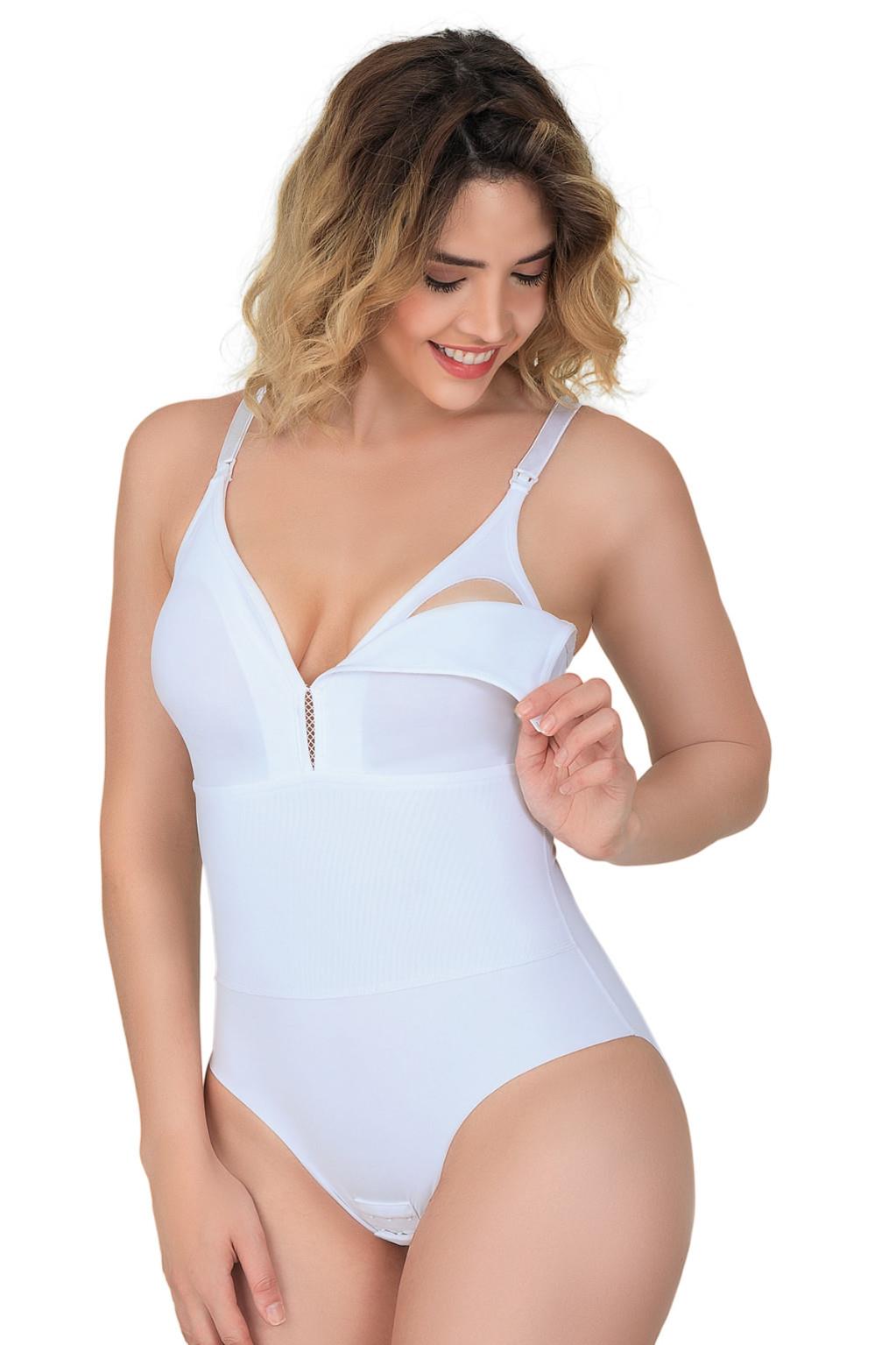 Beyaz Mı 2944 Sırt Destekli Badi Emzirme Korse