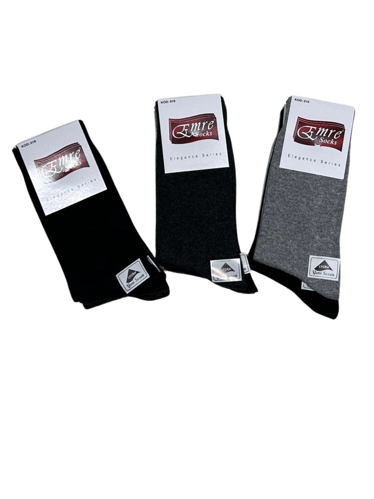 Emre Garson Boy Likralı Erkek Çorabı Asorti Renk 37-40 Numara Ayak İçin görsel 1