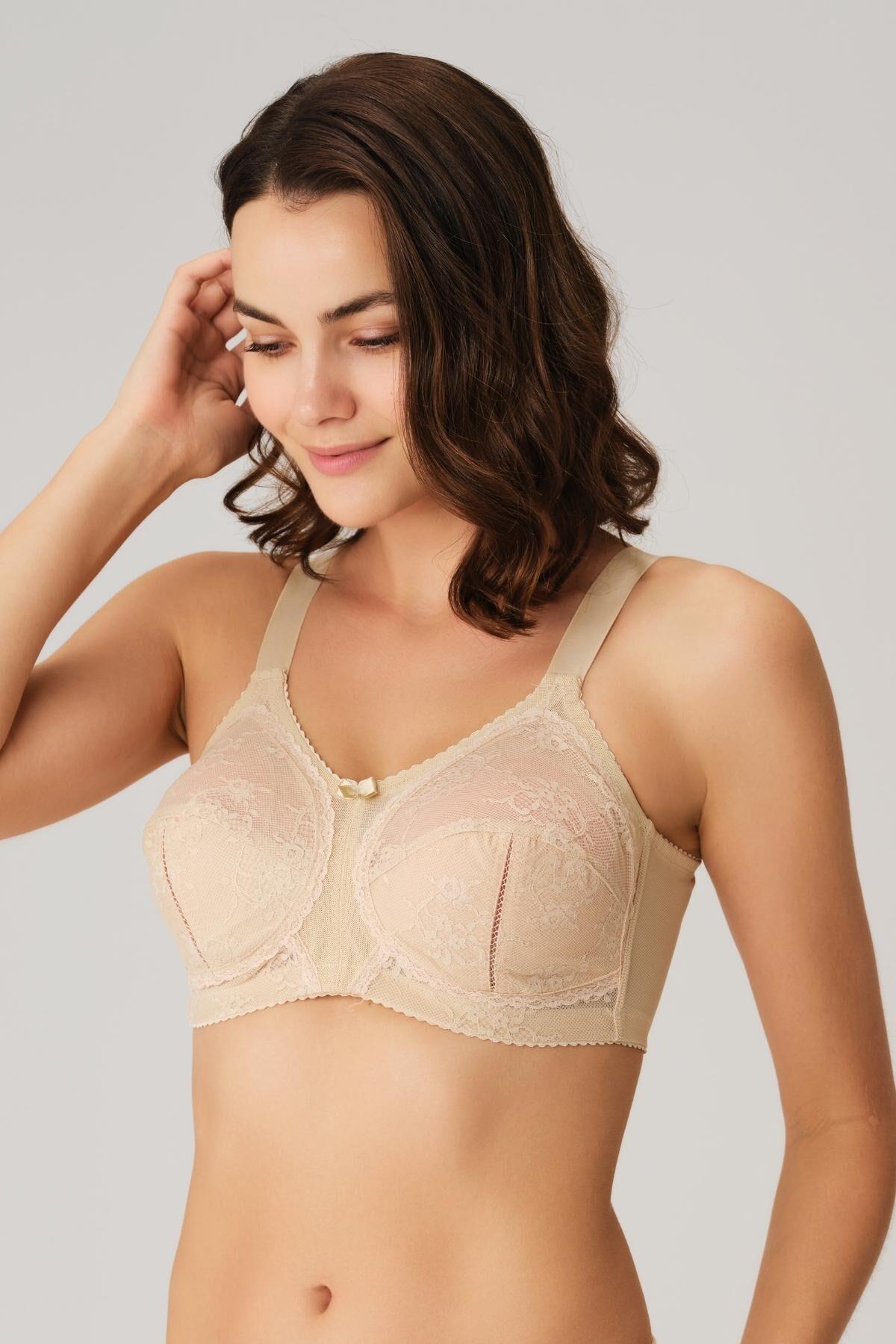 Anıl Balenli Desteksiz Dolgusuz Toparlayıcı Dantelli Küçültücü Sütyen görsel 1