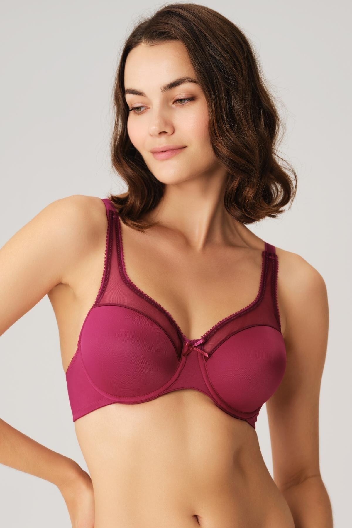 Balenli Desteksiz Dolgusuz Toparlayıcı Yumuşak Süngerli Günlük Klasik Küçültücü Sütyen görsel 1