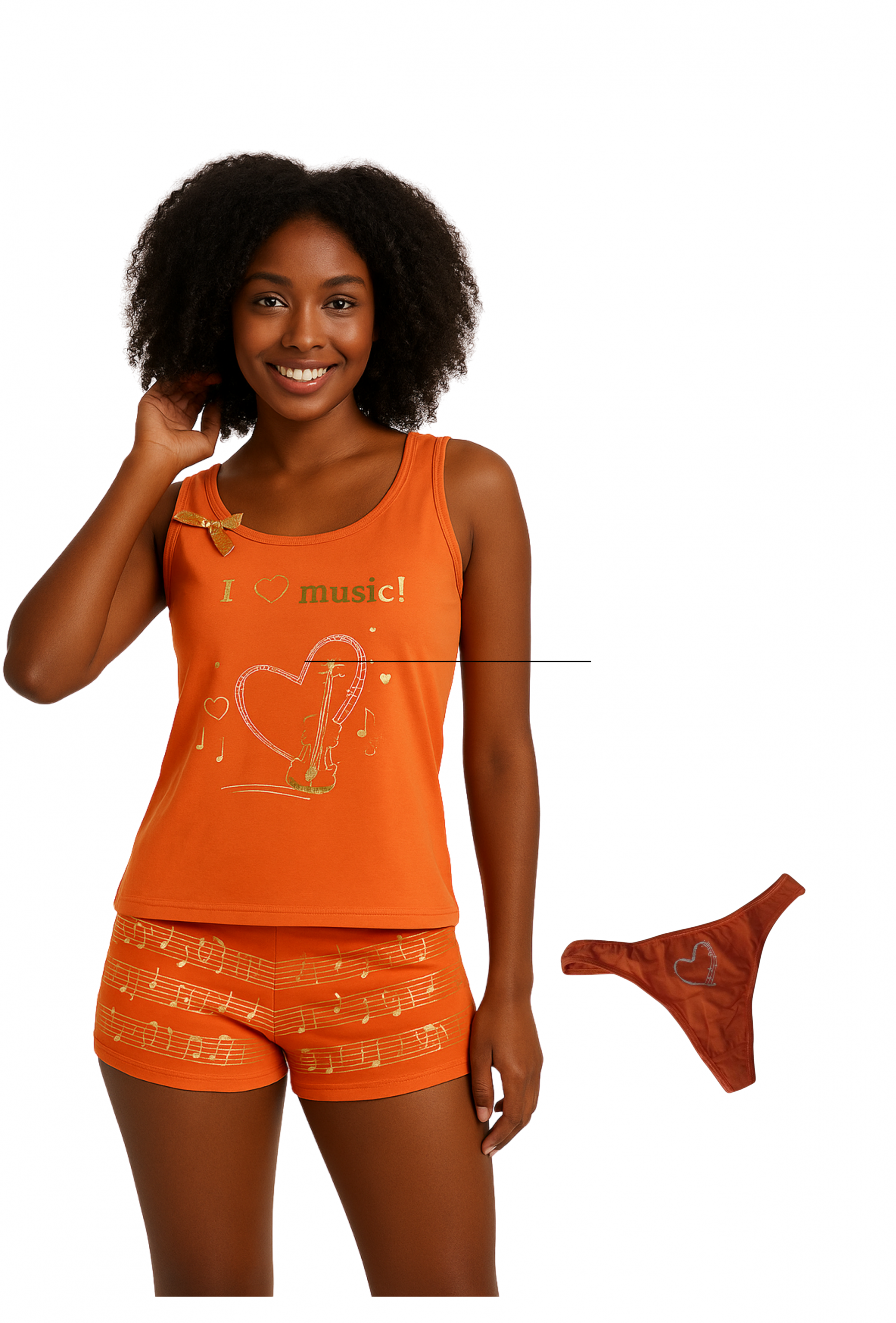 Berrak Bayan Baskılı Şort Takim 3lü 2412 görsel 1