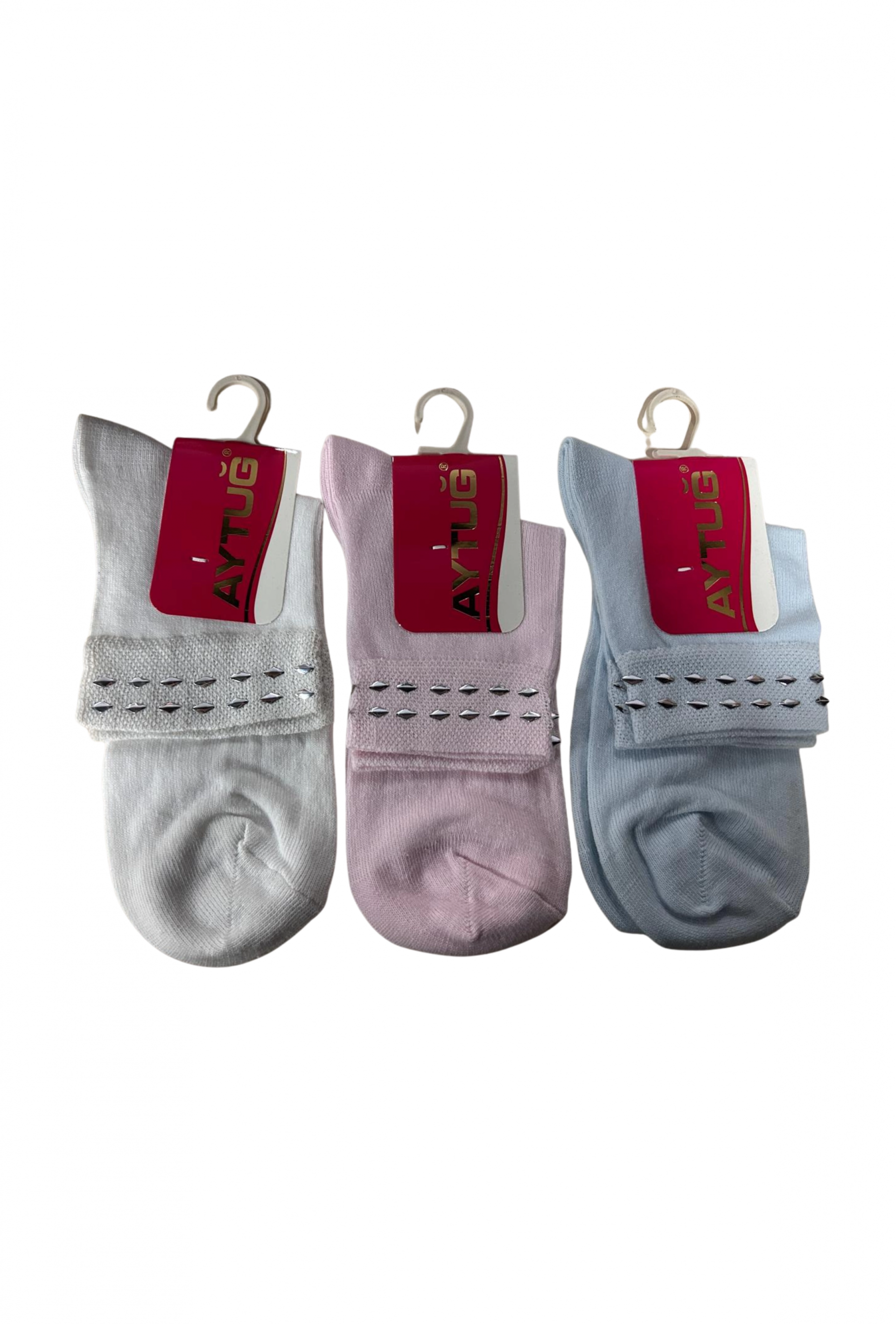 Aytuğ Taşlı Bayan Soket Çorabı 30319 görsel 1