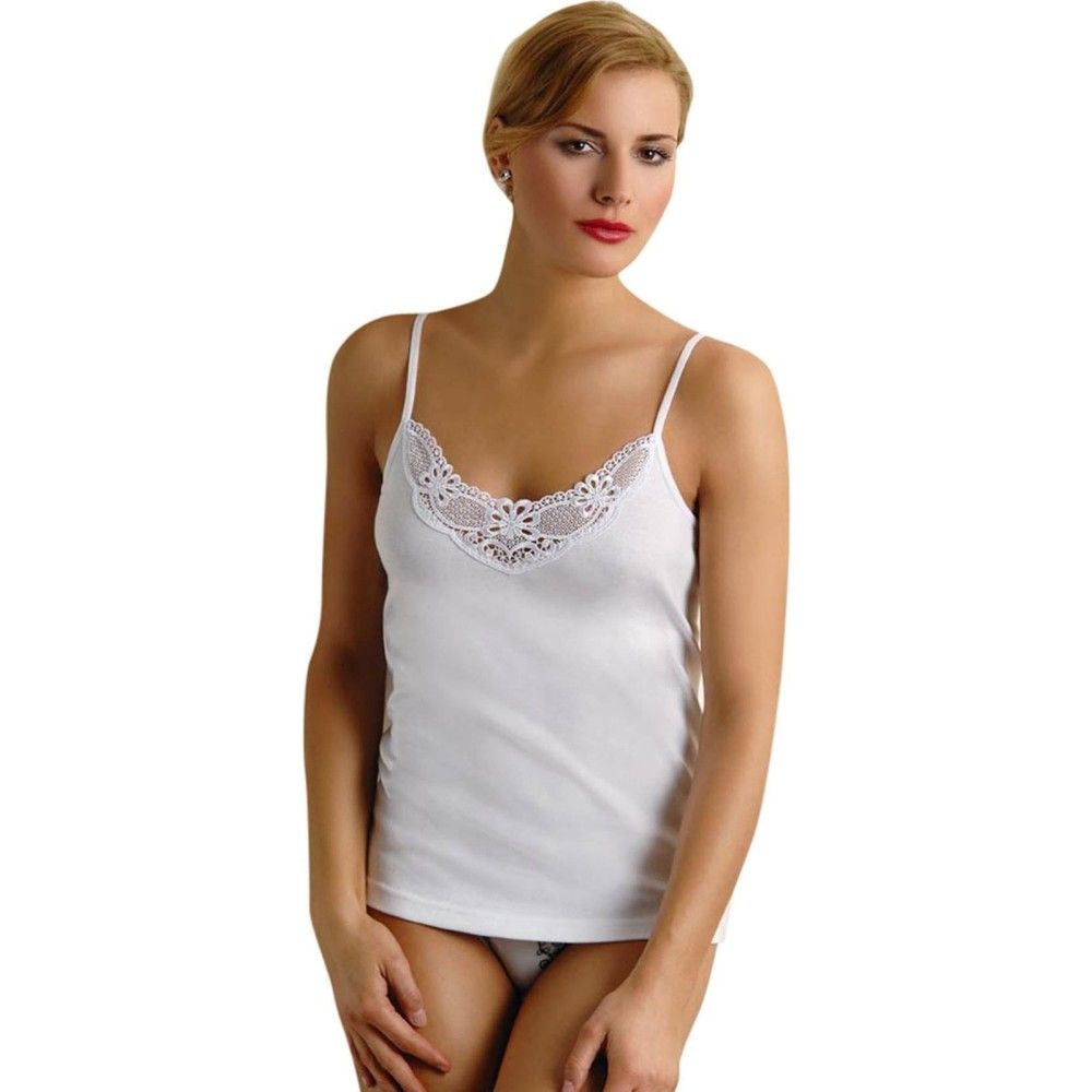 Ribana Güpür İp Askılı Atlet 2103-1 görsel 1