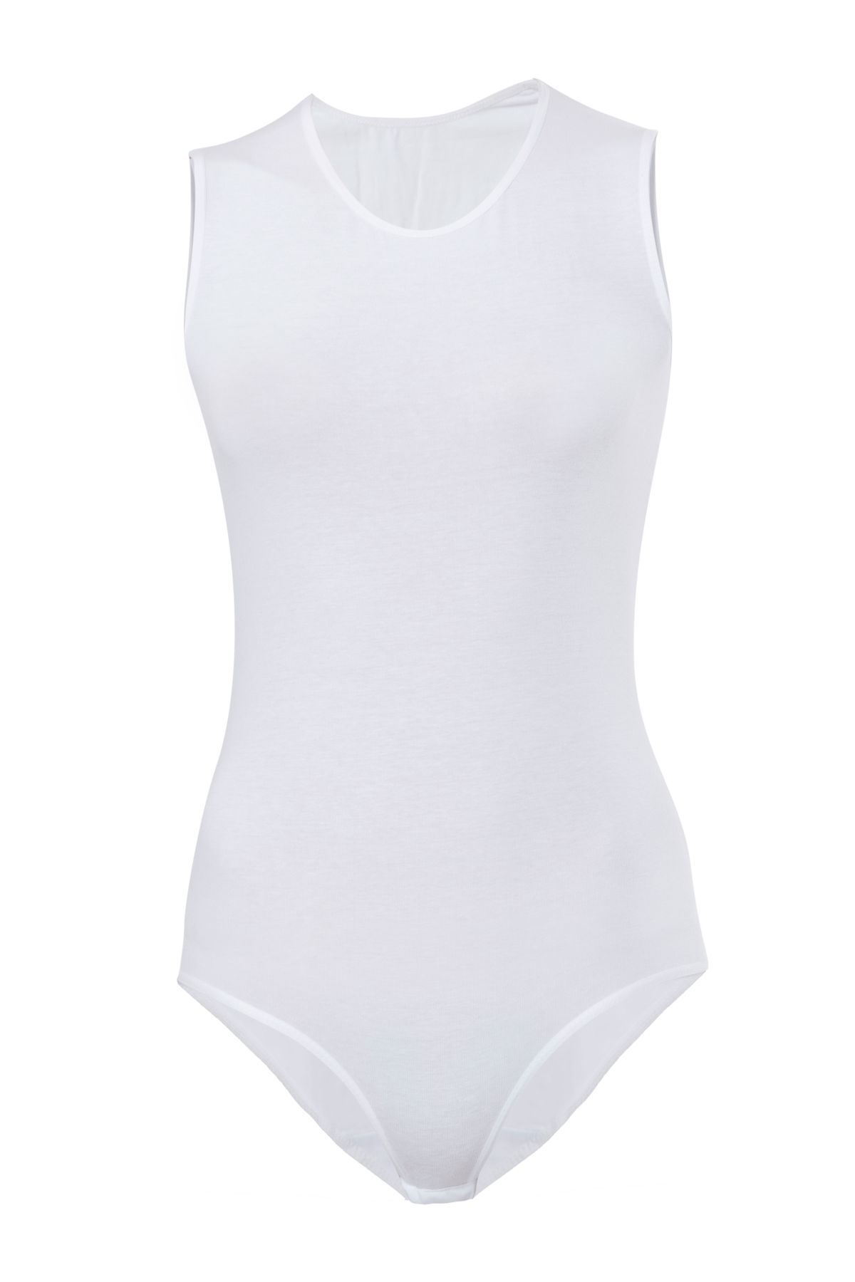 Likralı Bayan 0 Yaka 0 Kol Body 4759 görsel 1