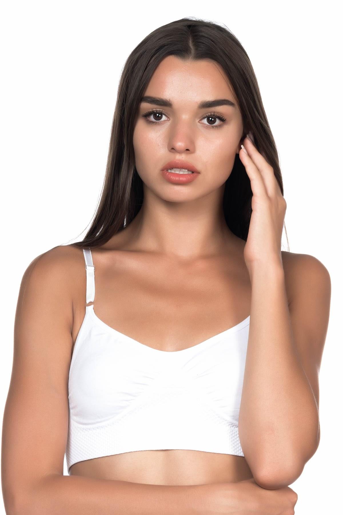 Beyaz Mı Emay 4040 Agraflı Minimizer Korse görsel 1