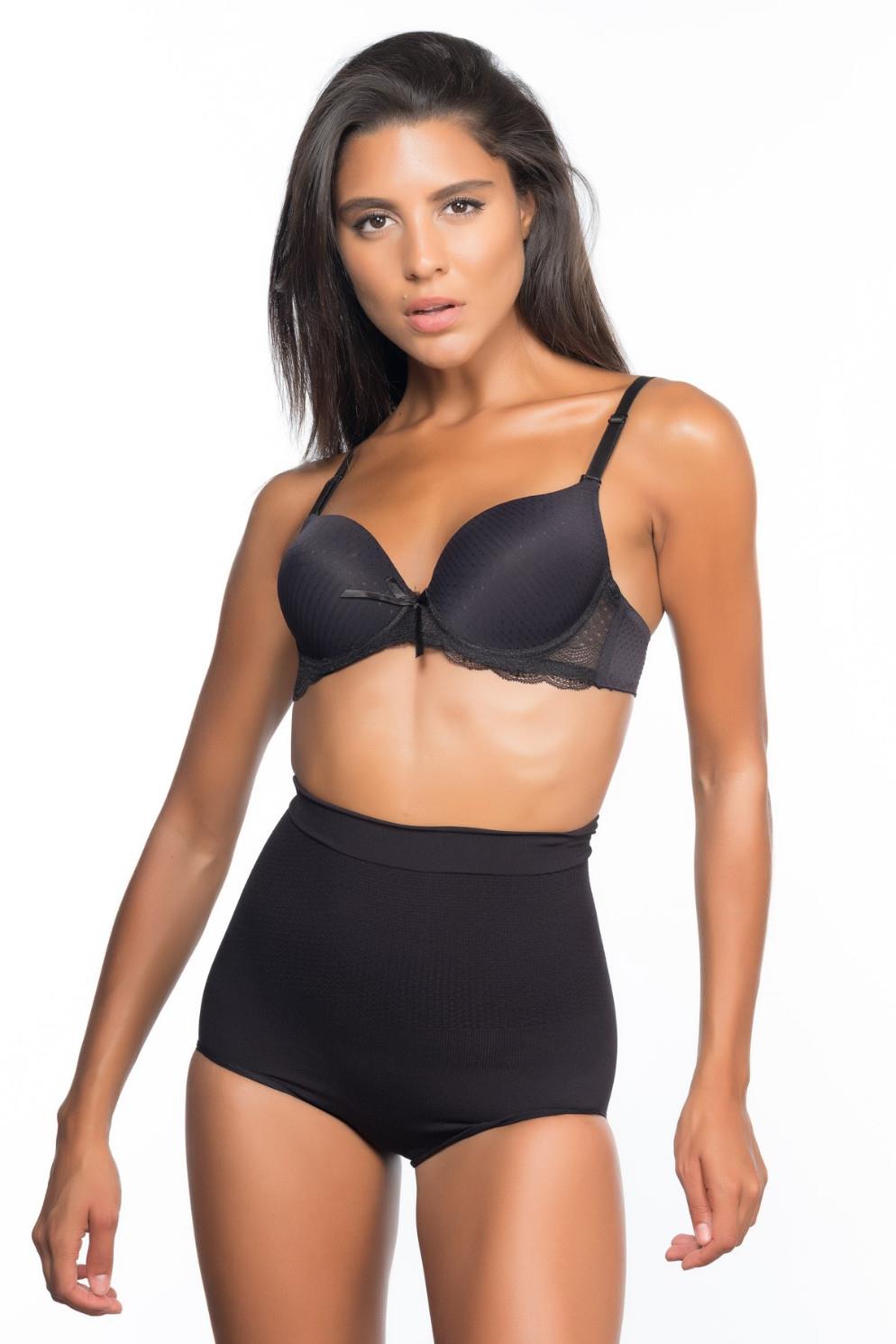 Siyah Mı Emay 2057 Yüksek Bel Masajlı Slip Korse görsel 1