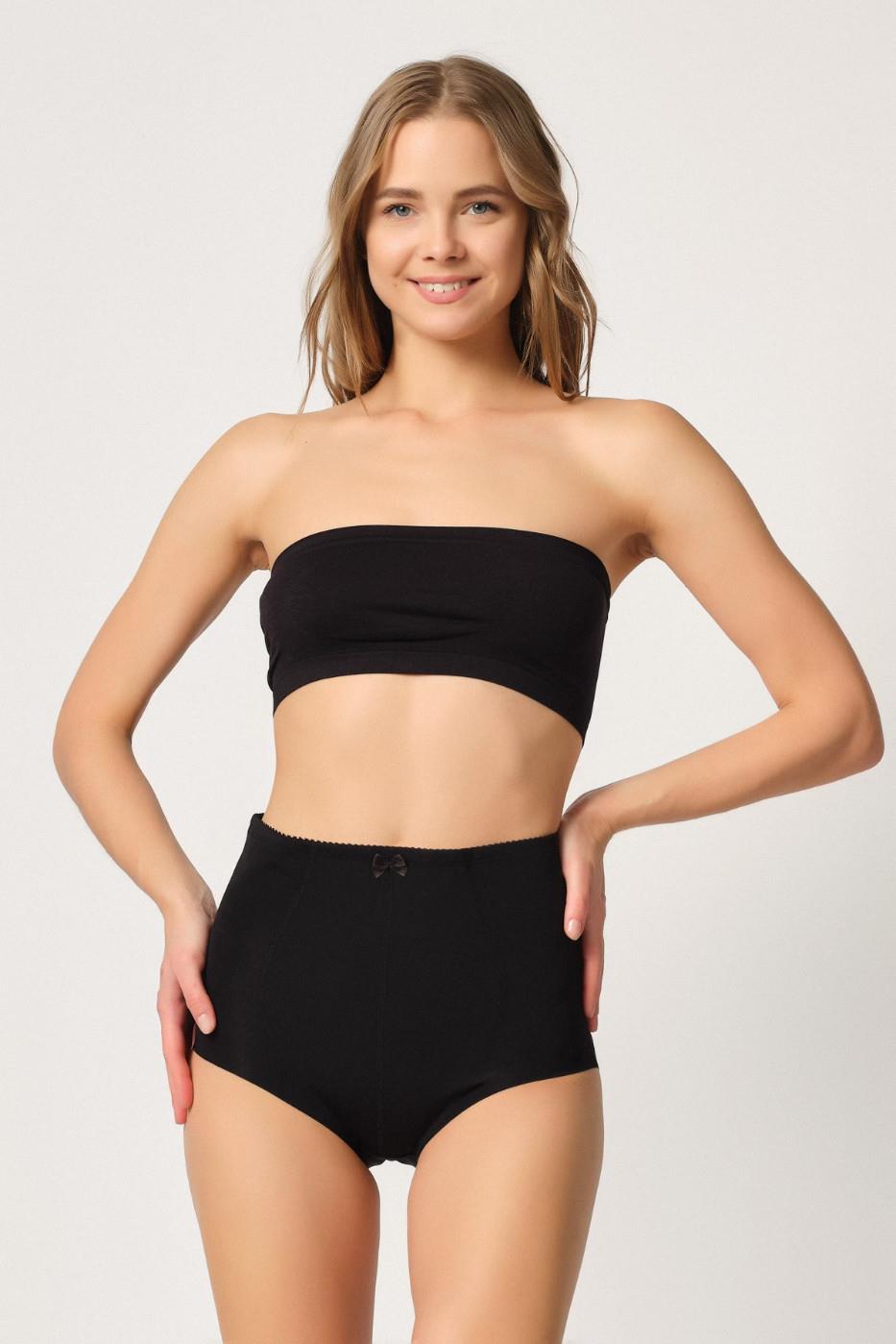 Siyah Mı Emay 2819 Slip Double Karın Toparlayıcı Lazer Korse görsel 1