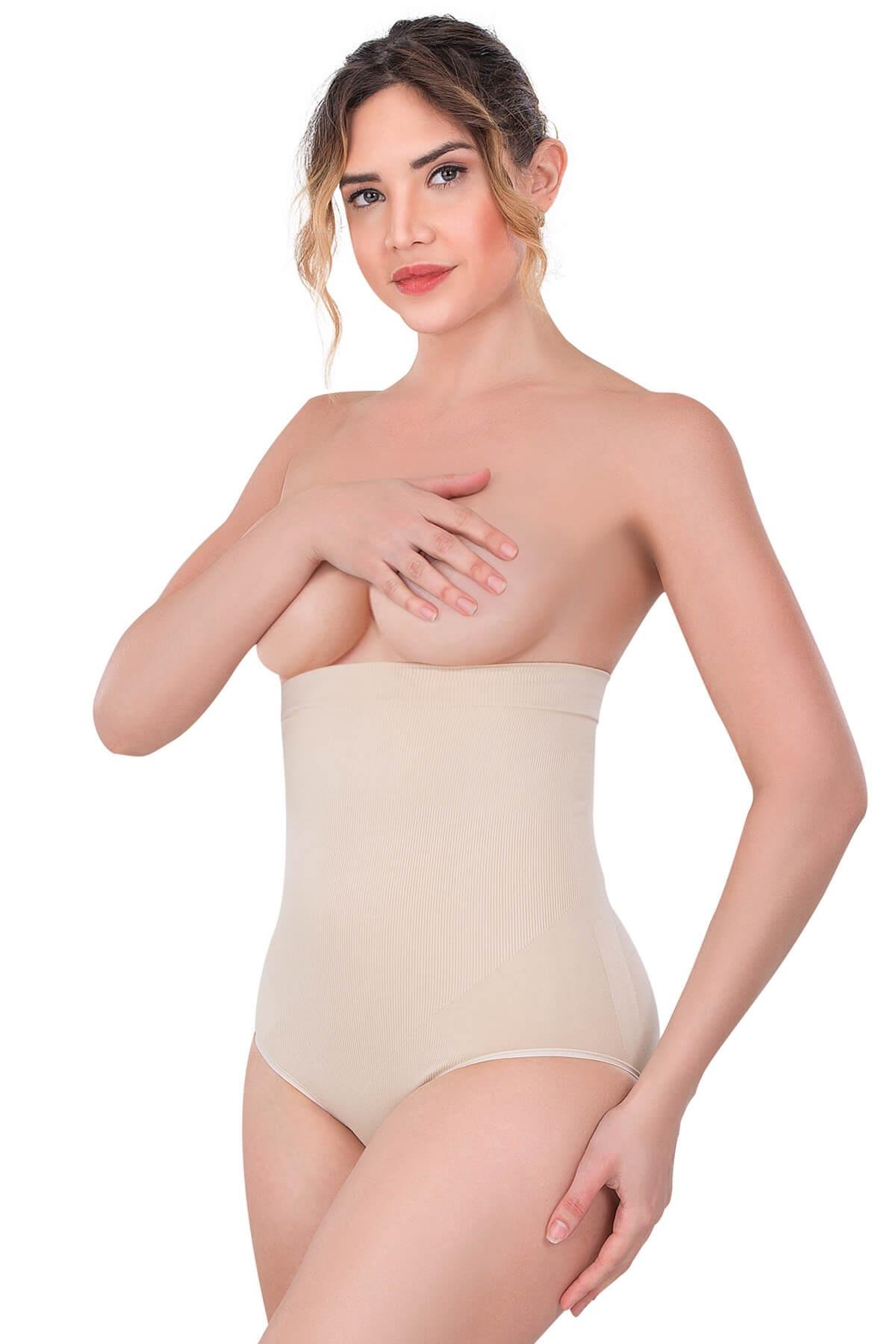 Ten Mı Emay 2080 Yüksek Bel Çıtçıtlı Slip Korse görsel 1