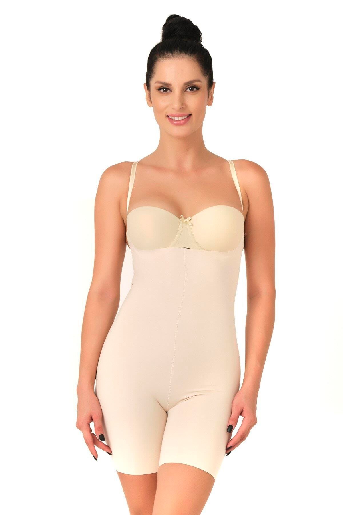 Ten Mı Emay 2758 Lazer Kesim Göğsü Açık Boxer Korse görsel 1