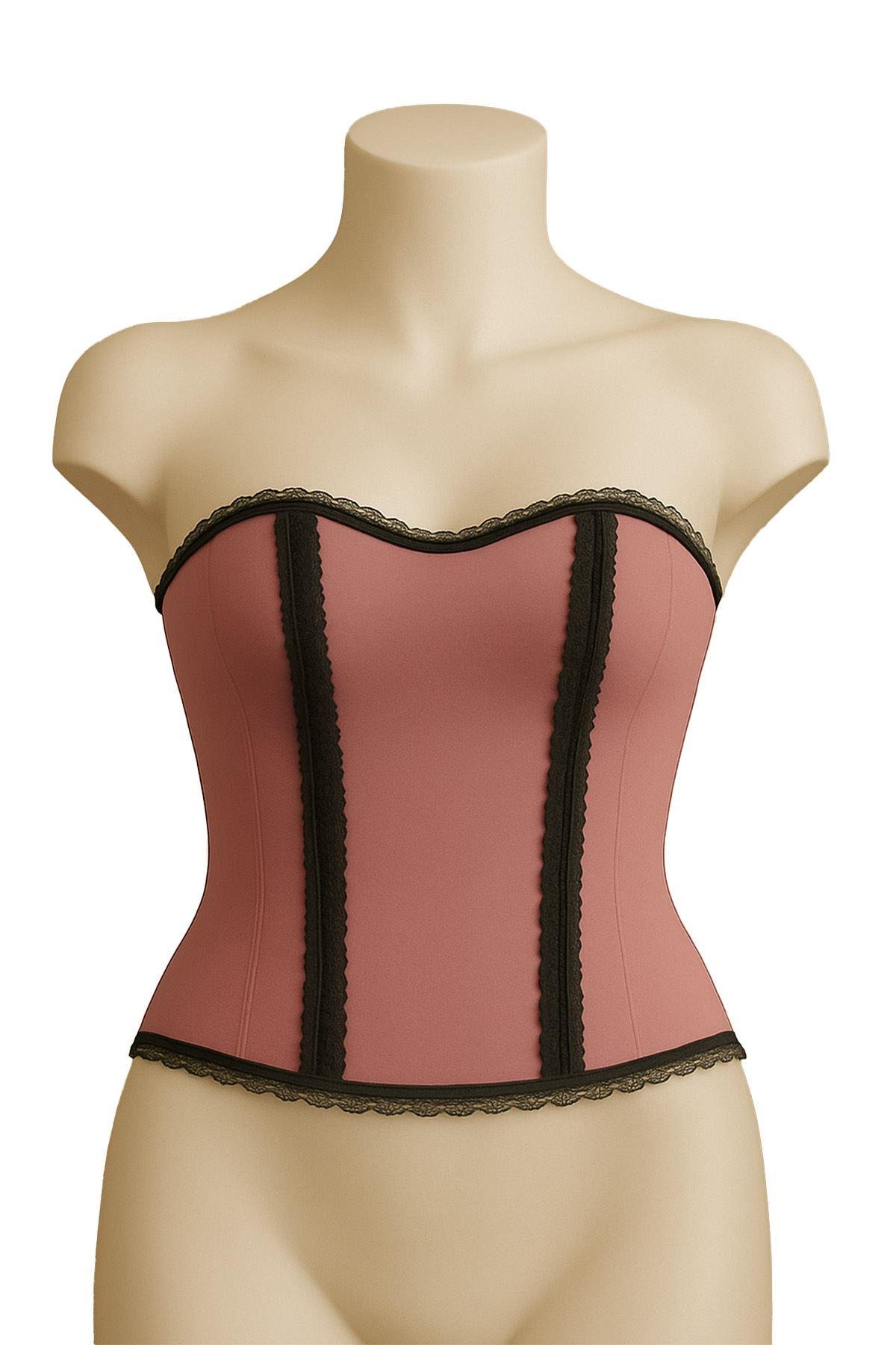 Pembe Mı Emay 9155 F Fırfırlı Terletici Büstiyer görsel 1