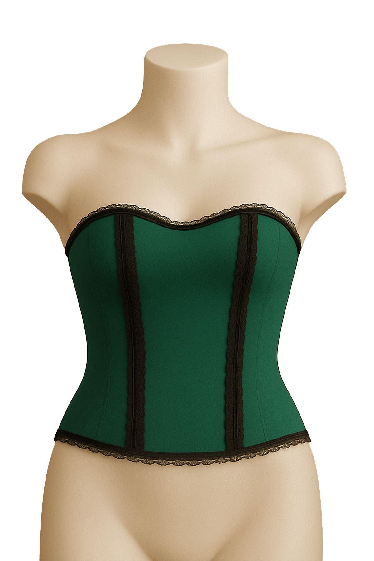 Yeşil Mı Emay 9155 F Fırfırlı Terletici Büstiyer görsel 1