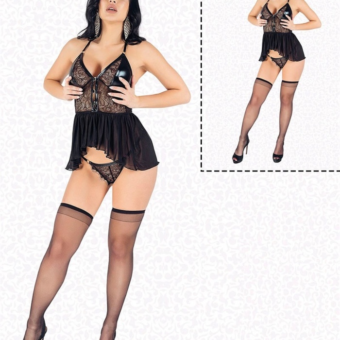 Beruflic Lateks Dantelli Babydoll