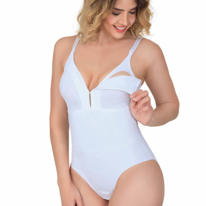 Sırt Destekli Üstten Açılabilen Emzirme Body 2944