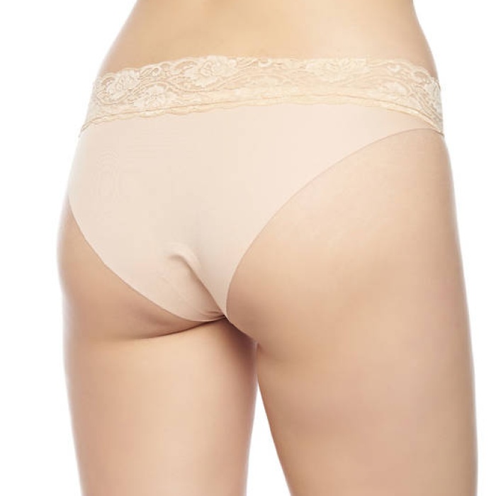 Beli Dantelli Lazer Kesim Bikini Külot 4324