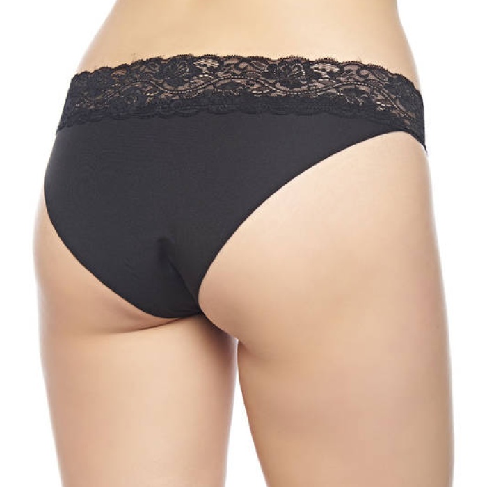 Beli Dantelli Lazer Kesim Bikini Külot 4324
