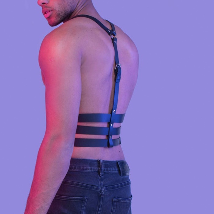 Askılı Erkek  Fantazi Harness Büstiyer 1160