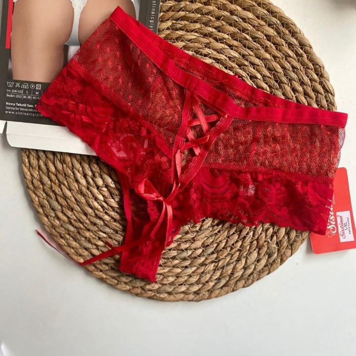Kırmızı Kadın Puanlı Külot Margarita-K1006