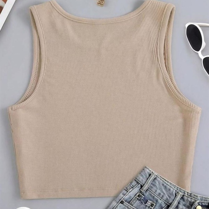 Beruflic Crem Kalın Askılı Crop BN6681CR