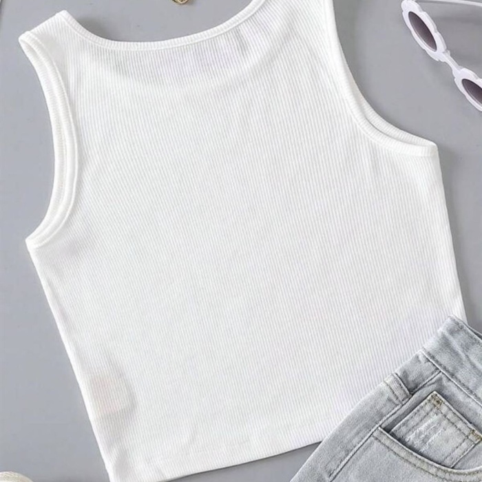 Beruflic Beyaz Kalın Askılı Crop BN6681B