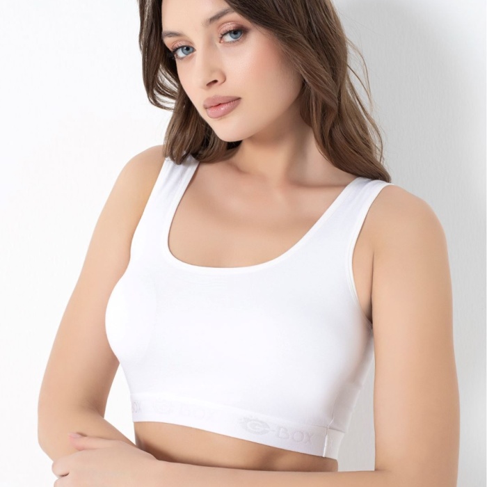 Bambu Nefes Alabilen Çıkarılabilir Pedli Kalın Askılı Büstiyer