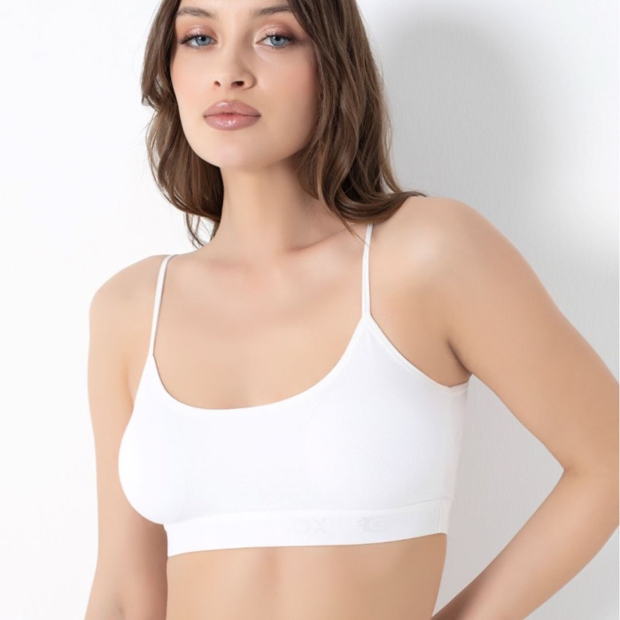 Bambu Nefes Alabilen Çıkarılabilir Pedli İnce Askılı Büstiyer