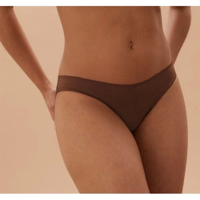 Berrak Kadın Full Licra Düz Bikini Külot 2056
