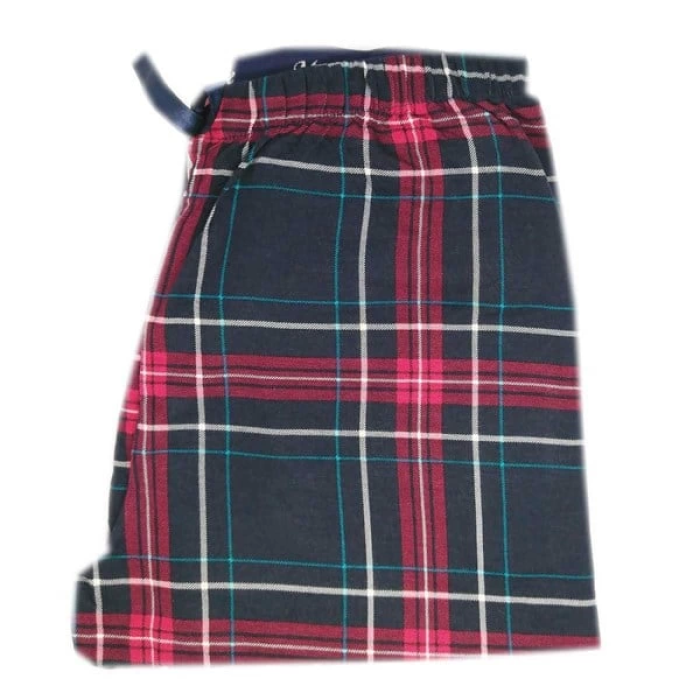 Kadın Ring Viskon Ekose Pijama Alt 9313