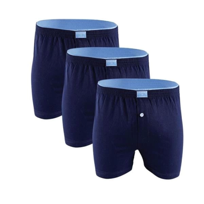 Huma One Erkek  Havlu Bel Düz Boxer 2174 3 Adet