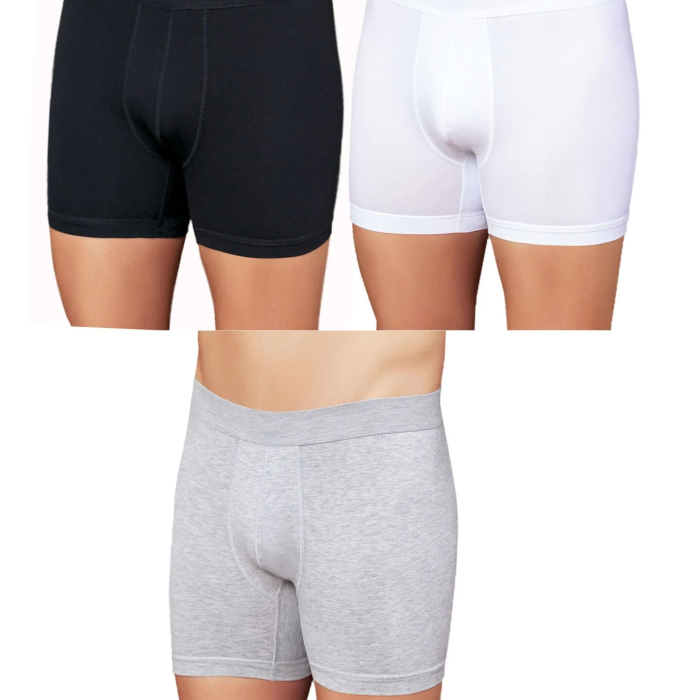 Huma One Erkek  Lycralı Düz Boxer 2170