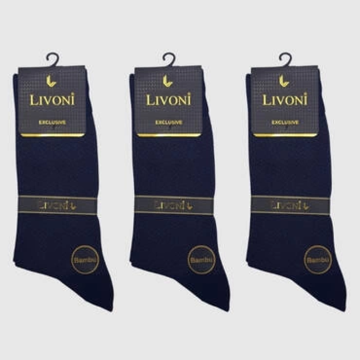 Livoni Dikişsiz Bambu Erkek  Çorap