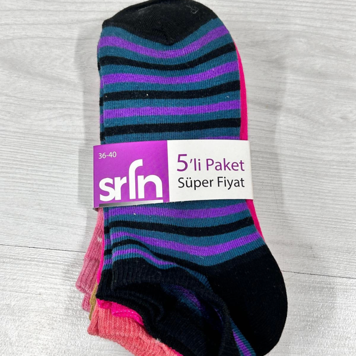 Şirin  Bayan Patik Çorap 335 (5li)