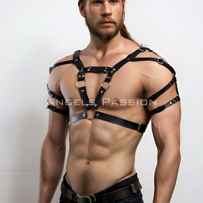 Savaşçı Viking Erkek  Harness, Erkek  PartyWear, Viking Cosplay - BRFM6