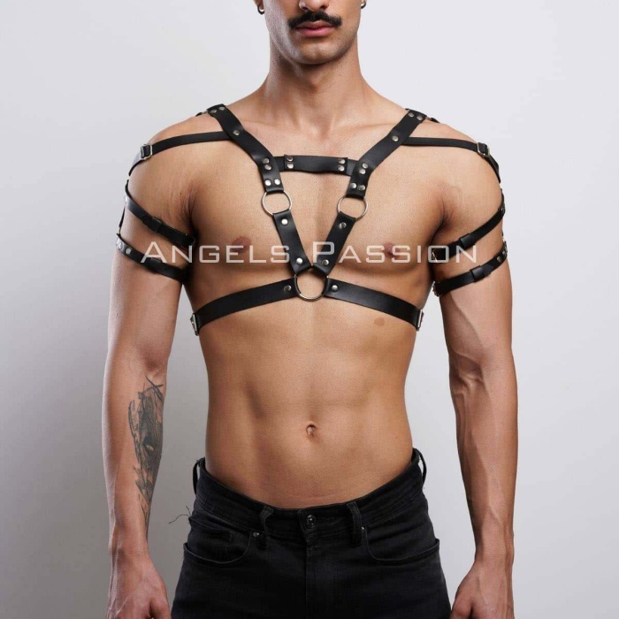 Savaşçı Viking Erkek  Harness, Erkek  PartyWear, Viking Cosplay - BRFM6