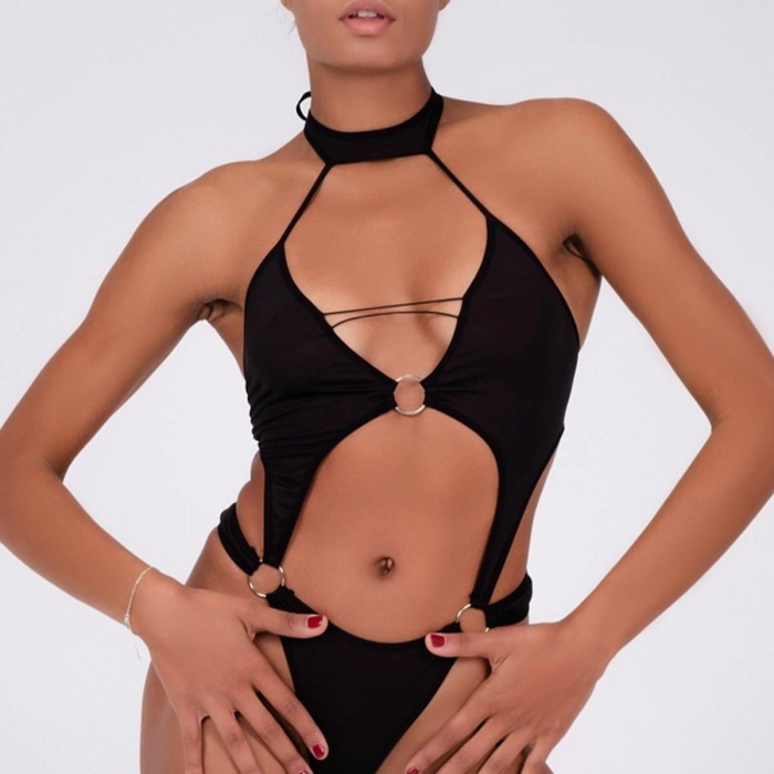 Jartyer Görünümlü Şık Fantezi Babydoll 51196