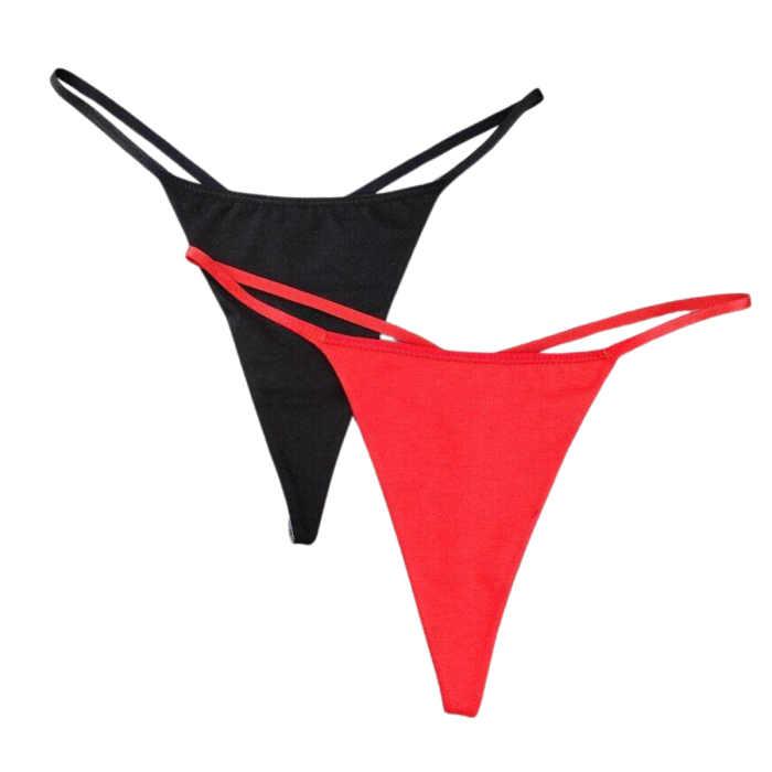 Süprem Penye Tanga Külot 3lü Model RenkliModellerimiz 83012-2Lİ