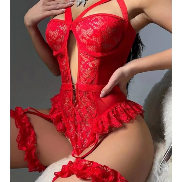 For Dreams 8450 Fantezi Dantelli Bodysuit