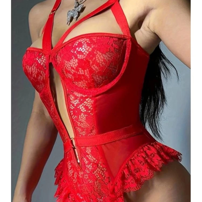 For Dreams 8450 Fantezi Dantelli Bodysuit