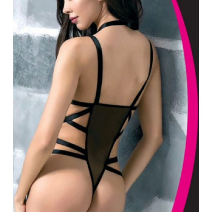 ForDreams 8216 Siyah Fantezi Transparan Body Suit
