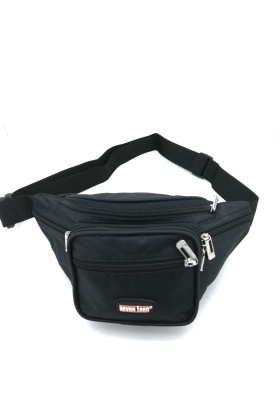 Seventeen Siyah Çok Gözlü Bel Çantası (3432)  - 31cm x 14cm Ebat