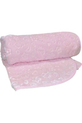 Özdilek Embos Peluş Bebek Battaniyesi 100 X 120 Pembe 2415
