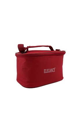 Elegance Termoslu Beslenme Çantası Kırmızı