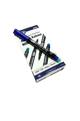 Mas Permanent Cd Kalemi (M) Mavi 12 Adet