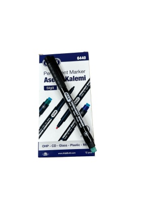 Mas Permanent Cd Kalemi (M) Siyah 12 Adet