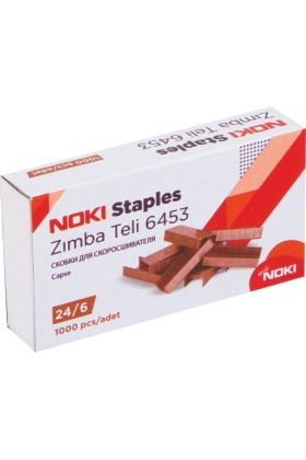 Noki Zımba Teli 24/6 Bakır 10 Paket (1 Kutu)