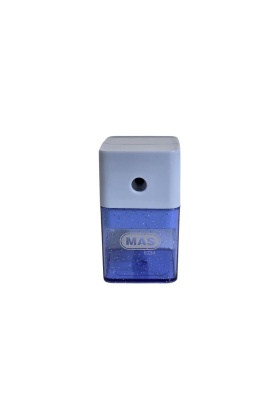 Mas Masa Tipi Metal Kollu Büyük Mavi Kalemtraş 6734