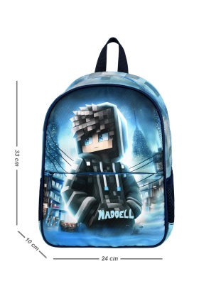 Waddell Lisanslı Roblox Temalı Anaokul Kreş Sırt Çantası 25504