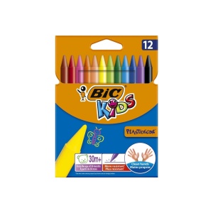 Bic 12 Renk Silinebilir Mum Pastel Boya